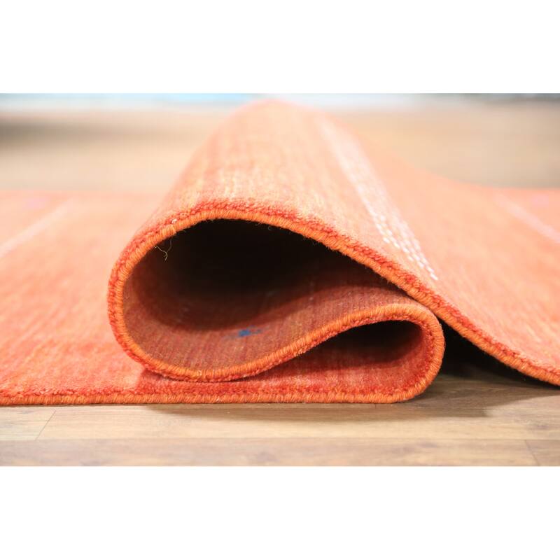 Tribal Contemporary Gabbeh Indian Rug Handmade Bedroom Wool Carpet - 4'6" x 6'6"