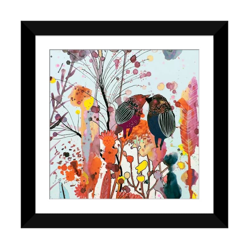 iCanvas "Love Moi" by Sylvie Demers - Black - 24x24x1