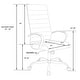 preview thumbnail 38 of 42, LeisureMod Benmar High-Back Adjustable Leather Office Chair