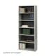preview thumbnail 2 of 0, For Books - 6-Shelf Value Steel Bookcase Bookshelf Grey