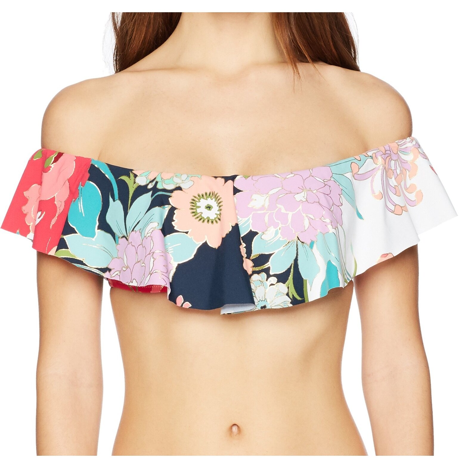 trina turk swim off the shoulder