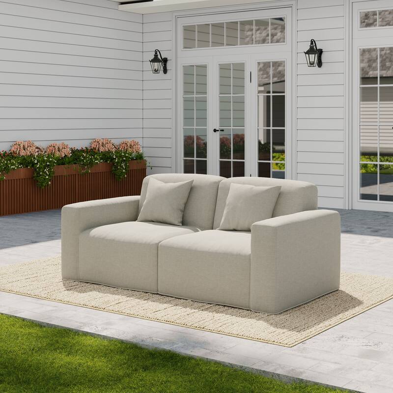 No Assembly Couch Outdoor Patio Modular Sofa