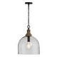 preview thumbnail 8 of 8, Inglewood 1-light Grey Wash/ Dark Pewter Hanging Pendant