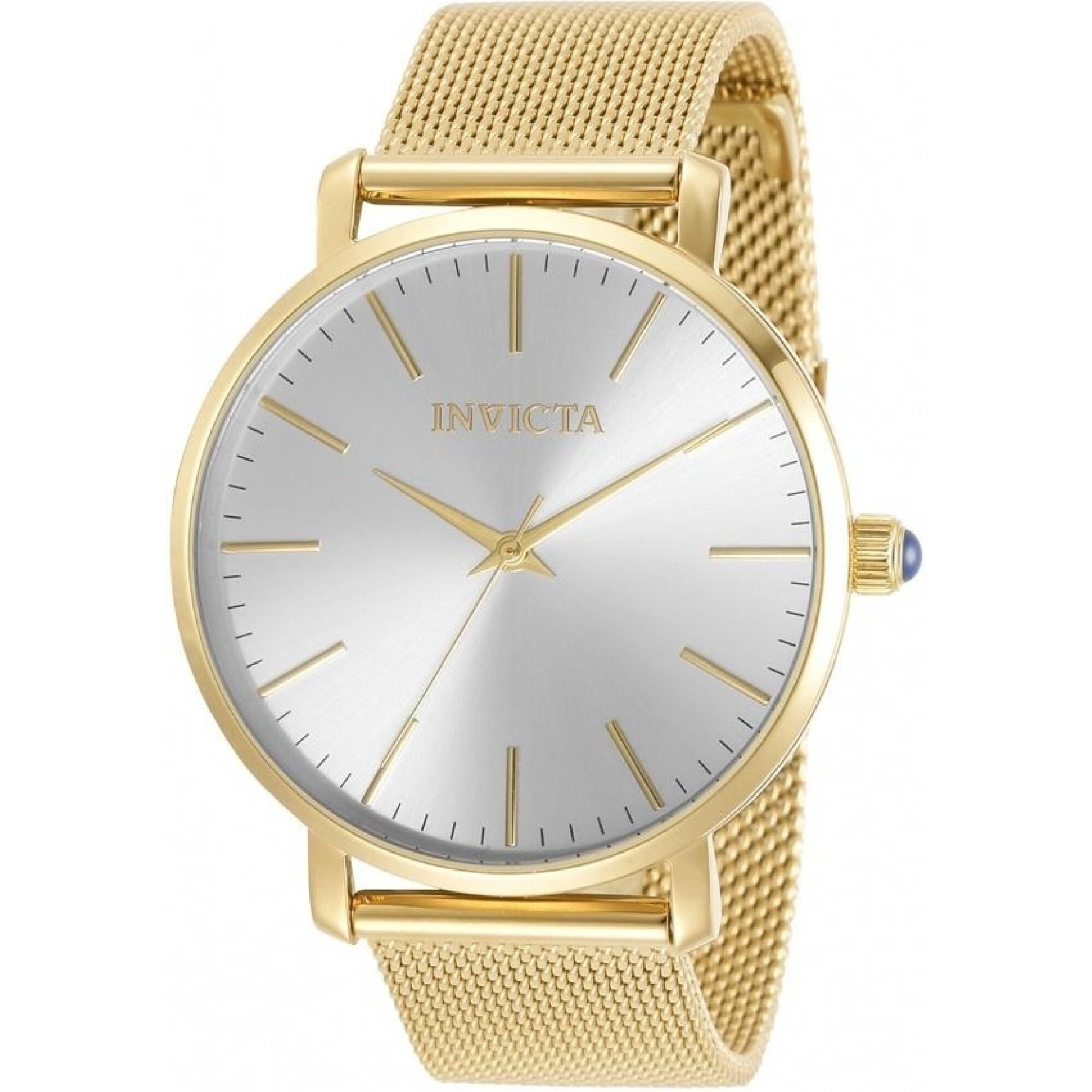 Invicta Women S 31070 Angel Gold Tone Stainless Steel Watch Silver Overstock 31476765 Invicta 15252 women's pro diver gold dial crystal accented watch. invicta women s 31070 angel gold tone stainless steel watch silver