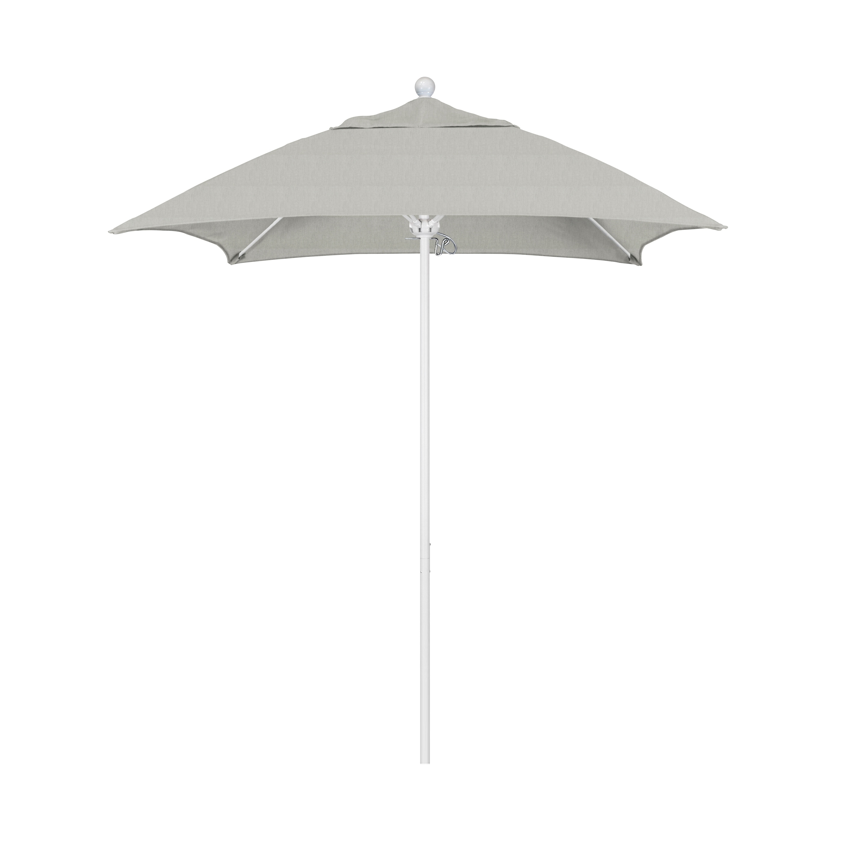 6 white patio umbrella AMMSUN 6ft Small Table Umbrella,White The structured canopy creates architectural interest while offering generous coverage for outdoor seating areas 6 ft. - White -