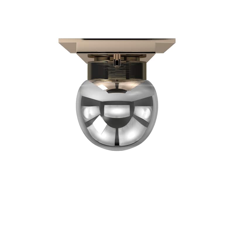 Justice Design Group EVOLV Fusion Luna ADA 1-Light LED Wall Sconce with Clear Glass
