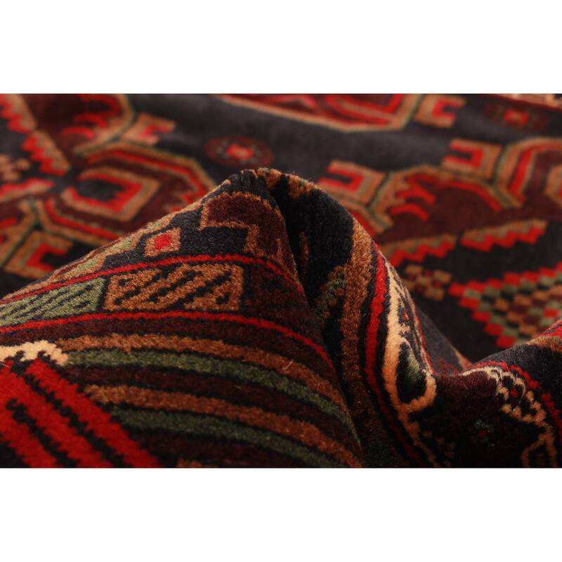 Teimani Black Rug 2'11" x 5'2" - 2'11 x 5'2