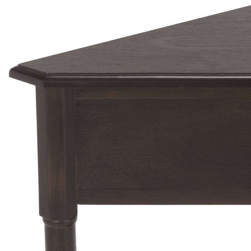 SAFAVIEH Calla Grey Corner Table - 33.9" x 17.3" x 28" - 34"W x 17"D x 28"H