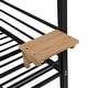 preview thumbnail 21 of 22, Twin Over Twin Metal Bunk Bed, Creativity Kids Bed Metal Platform Bed Frame Housebed with Slide and Storage Stair for Boys Girls