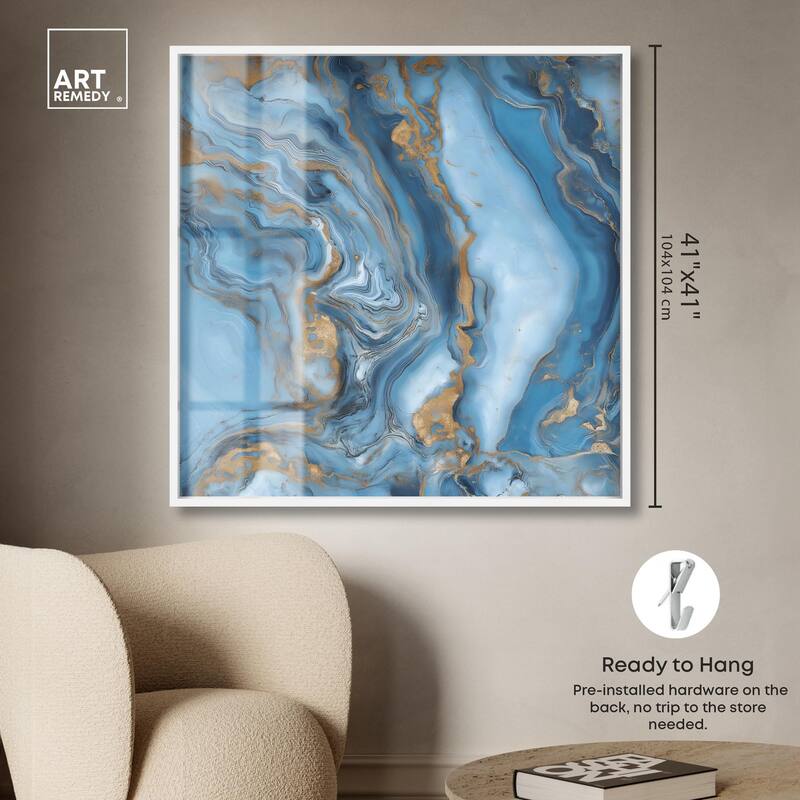 River Gold Shadowbox by Art Remedy
