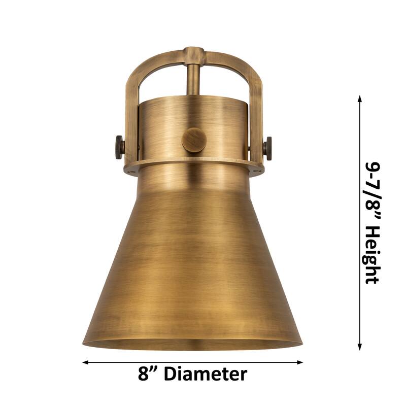 Innovations Lighting 410-1W-15-8 Newton Cone Sconce Newton Cone 15"