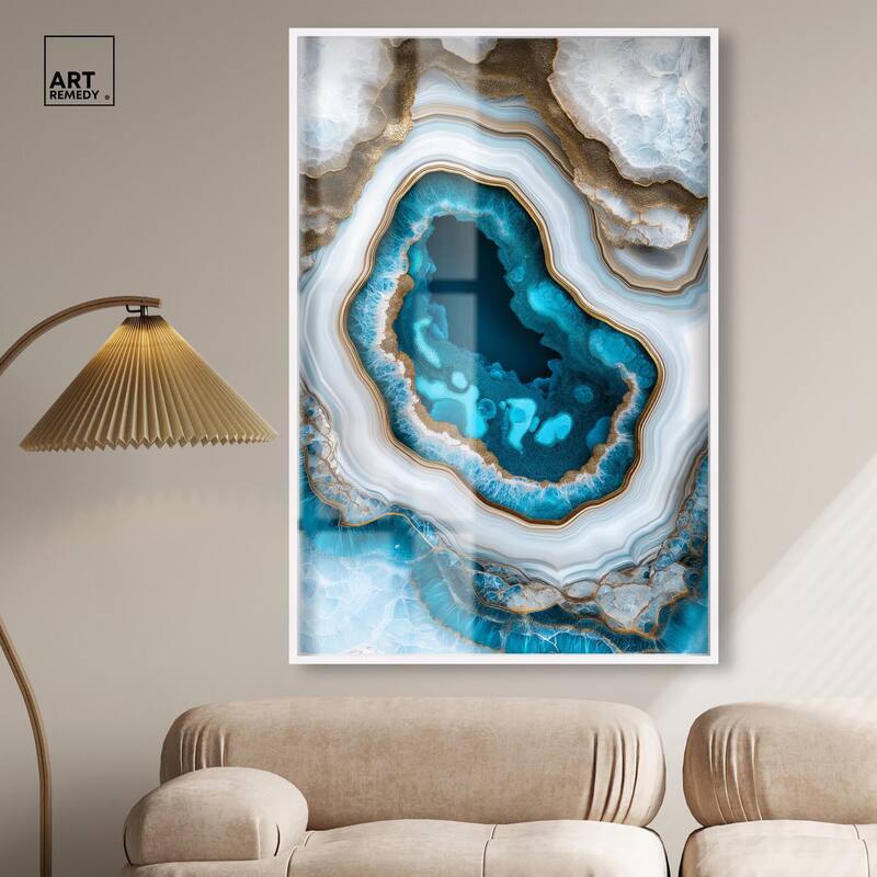 Gilded Geode Eye III Shadowbox by Art Remedy