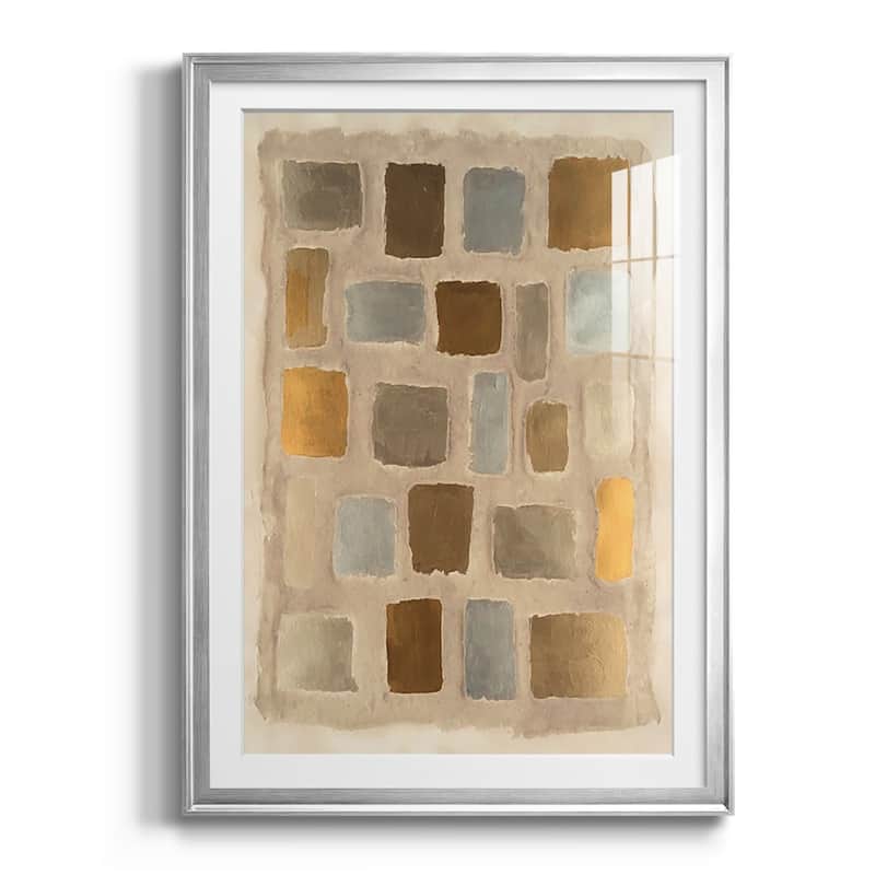 Sand Shaped II Premium Framed Print - Ready to Hang