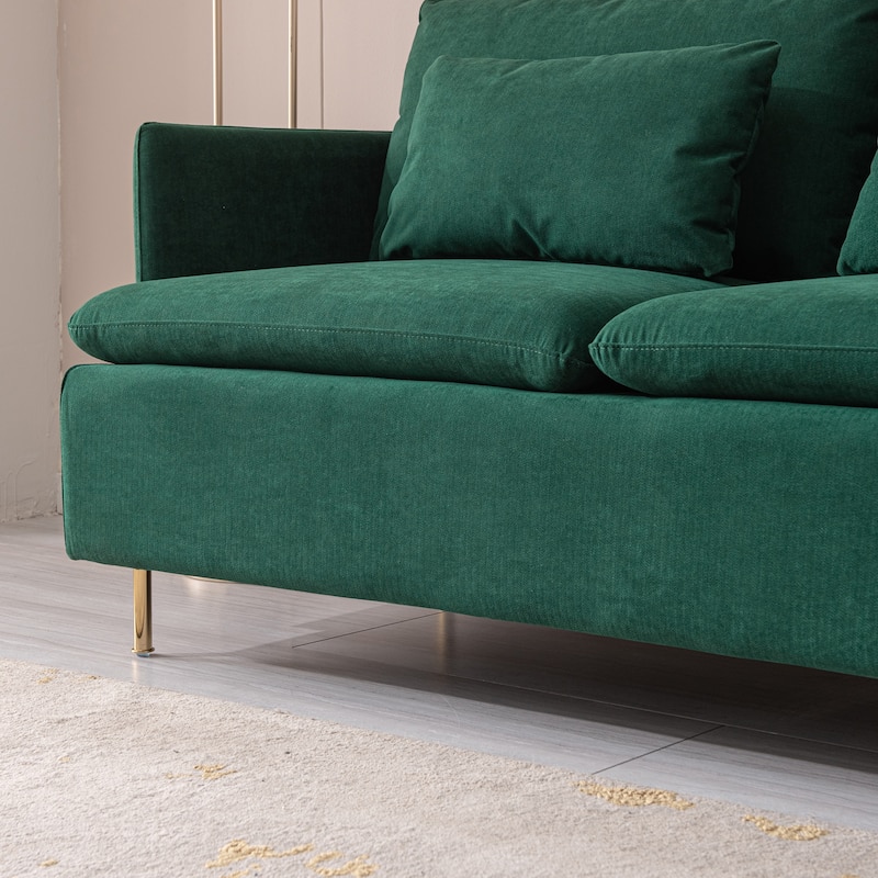 Modern Upholstered Loveseat Sofa