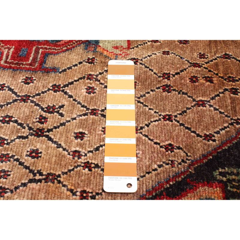 ECARPETGALLERY Hand-knotted Anatolian Vintage Brown Wool Rug - 4'0 x 8'4