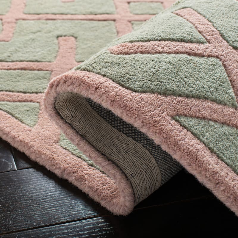 SAFAVIEH Handmade Chatham Ulya Modern Moroccan Wool Rug