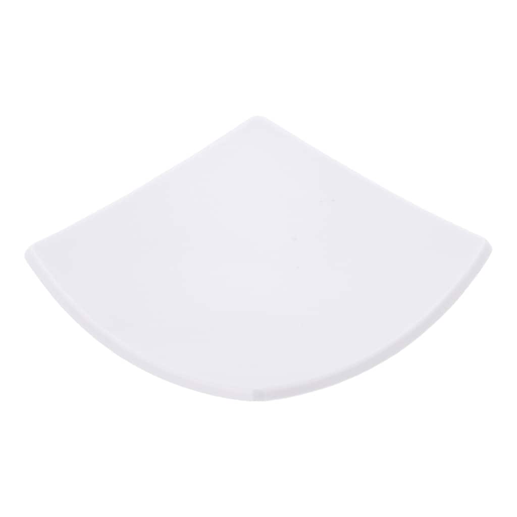 Waterproof Curved Soap Holder for Bathroom 3.74"x3.74"x0.71" 1 Pc
