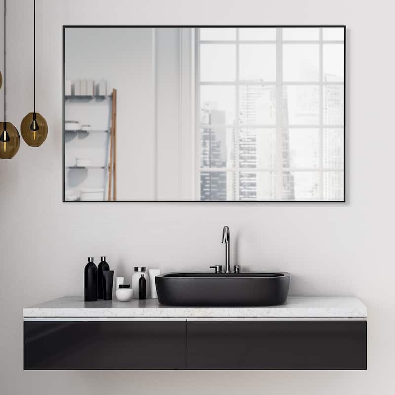 Altair Sassi Bathroom/Vanity Aluminum Framed Wall Mirror