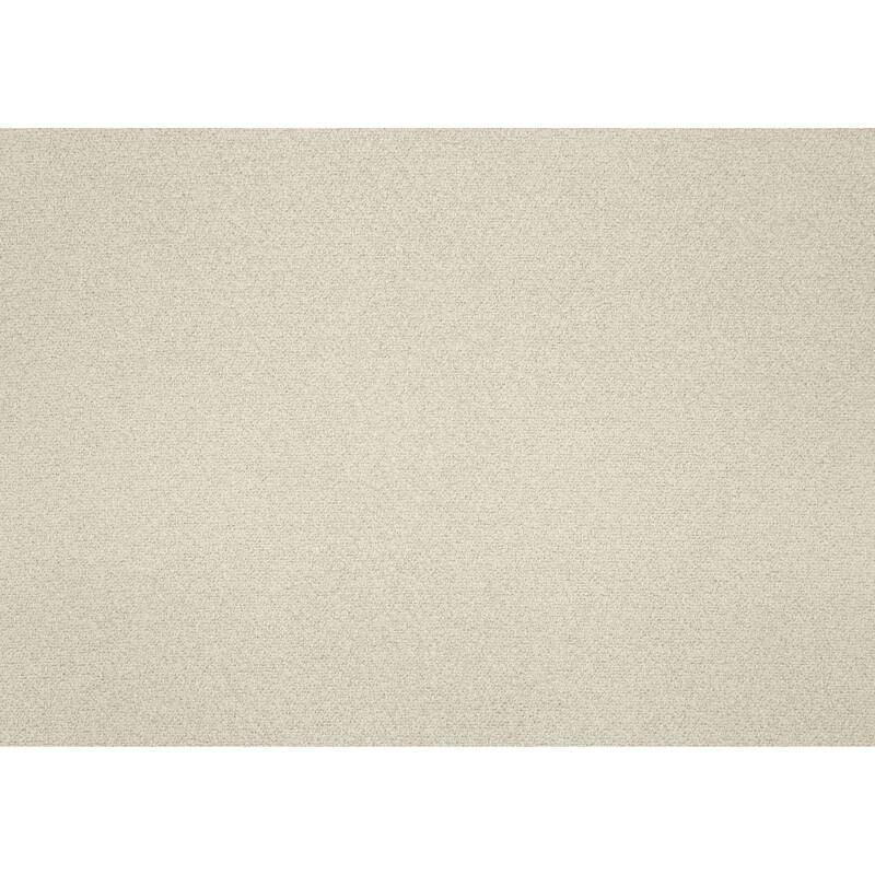 Modern Queen Bed with Upholstered Headboard and Footboard in Natural Finish