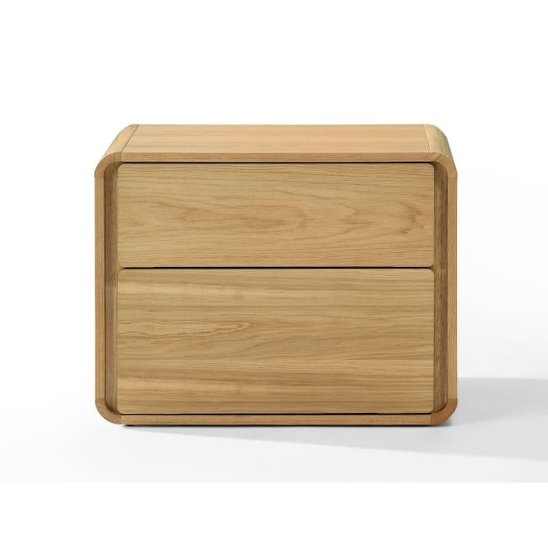 Modrest Dustin Modern Natural Oak Nightstand