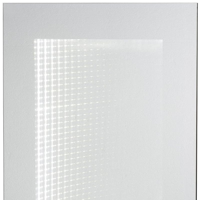 HomeRoots 32" Silver Lighted Frame Accent Mirror - 23.8' X '31.5' X '2