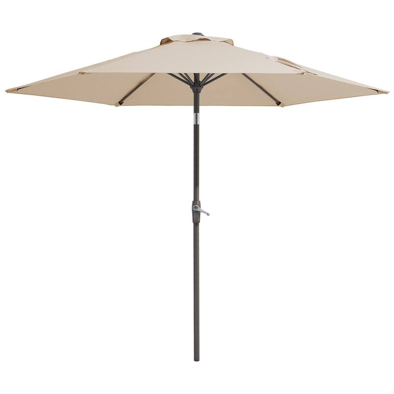 7.5-ft Patio Market Umbrella with UV-Risistance,Crank & Tilt