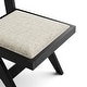 preview thumbnail 12 of 16, Furniture of America Evrena Modern 7-Piece Black Solid Wood Dining Set