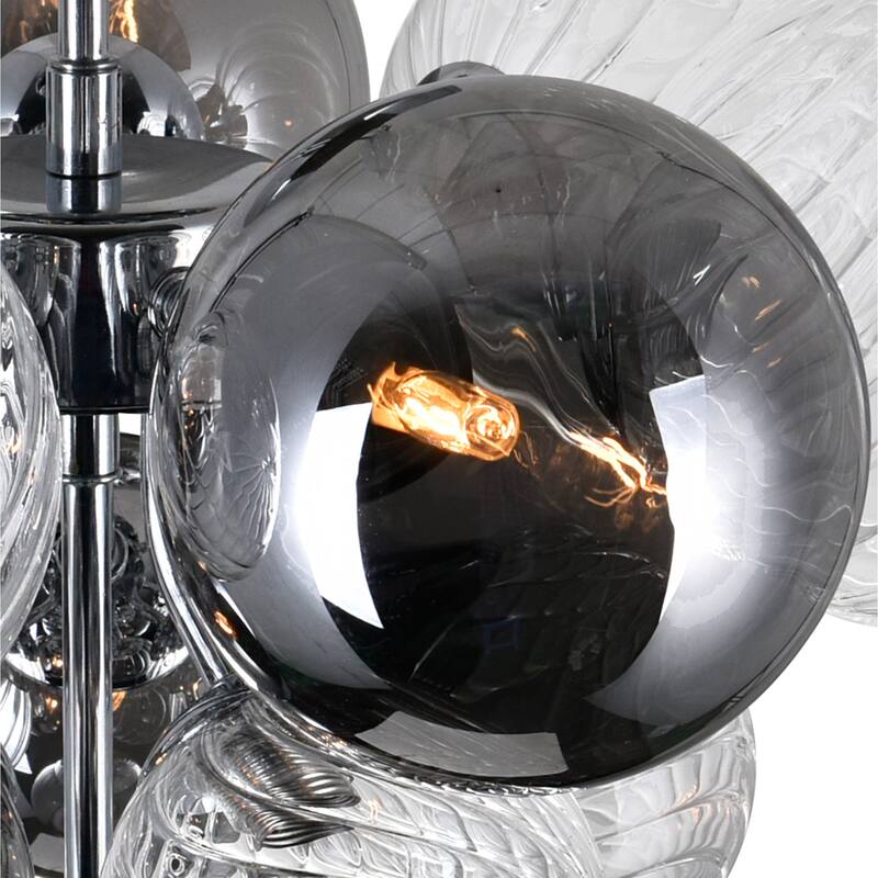 Pallocino 6 Light 16in Chrome Flush Mount