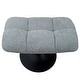 preview thumbnail 21 of 45, Art Leon Fabric Swivel Accent Chair with Ottoman