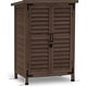 preview thumbnail 35 of 48, MCombo Small Outdoor Storage Cabinet Shed with Double Doors (24.6" x 18.3" x 38.2"), Wooden 0985