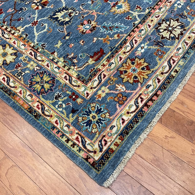 HERAT ORIENTAL Handmade Afghan Mogul Design Wool Rug - 5' x 6'7"