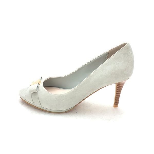 Cole Haan Womens 14A4175 Suede Peep Toe Classic Pumps Cashew Size 6.0 Cole Haan Womens 14A4175 Suede Peep Toe Classic Pumps Cashew Size 6.0