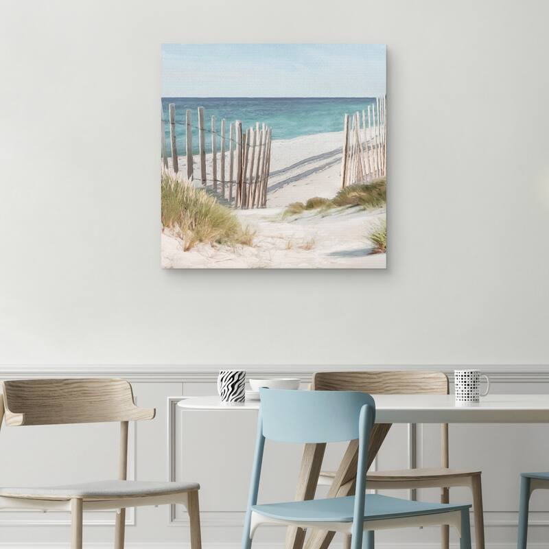 Coastal Retreat Walk by Mark Chandon Canvas Art Print