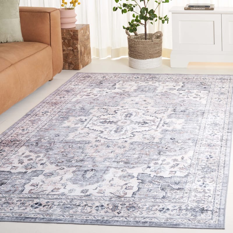 SAFAVIEH Arizona Dympna Vintage Rug - 5' x 8' - Light Grey/Beige