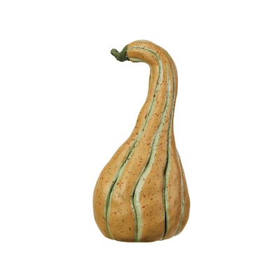 Resin Gourd with Stem Decor