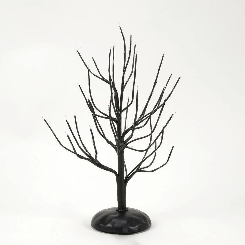 Department 56 Village Halloween LED Fiber Optic Twinkle Branch Tree - Black - 6014718