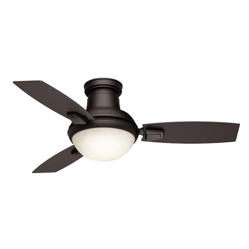 Casablanca 44" Verse Outdoor Ceiling Fan with LED Light Kit and Handheld Remote - Contemporary Retro - DAMP RATED!