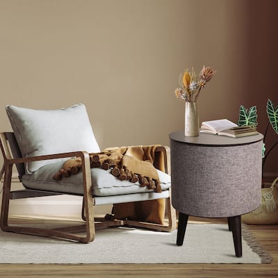 Modern Bluetooth Speaker Accent Table with Wireless Charger