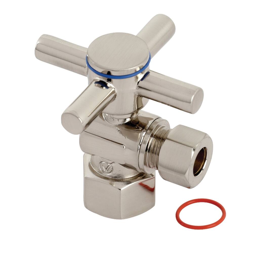 Kingston Brass Concord 1/2" FIP x 3/8" O.D. Comp Quarter-Turn Angle Stop Valve