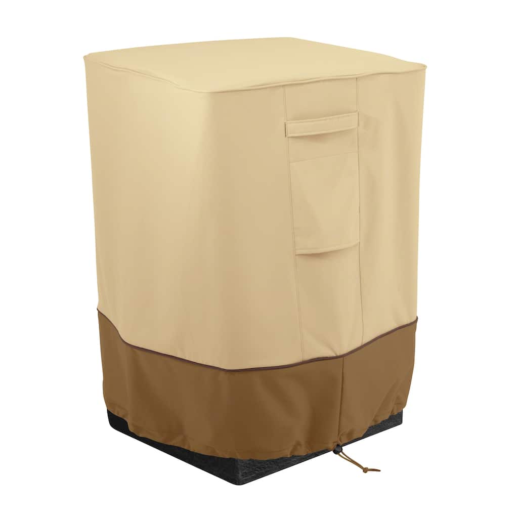 Classic Accessories Veranda Water-Resistant 21 Inch Outdoor Fire Column Cover