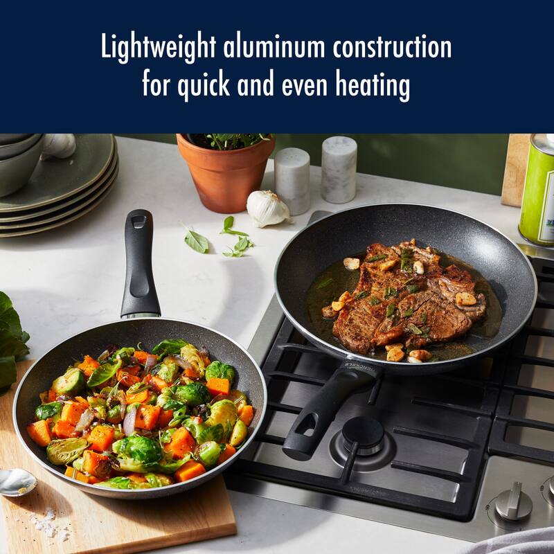 Henckels Everlift 2-pc Granitium Nonstick Fry Pan Set - 10-in & 12-in - Gray