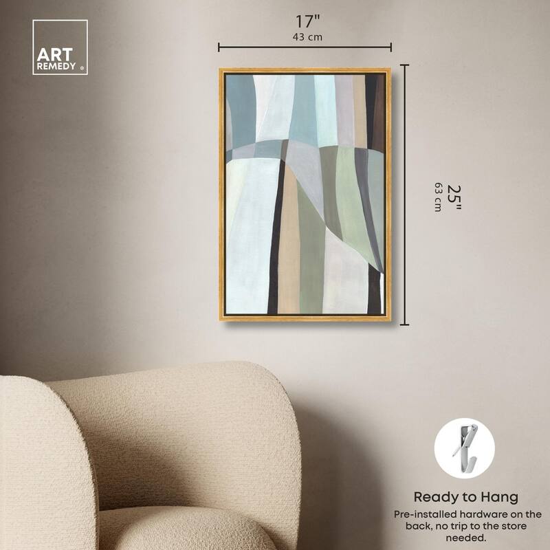 Abstract Fragments I Canvas by Art Remedy