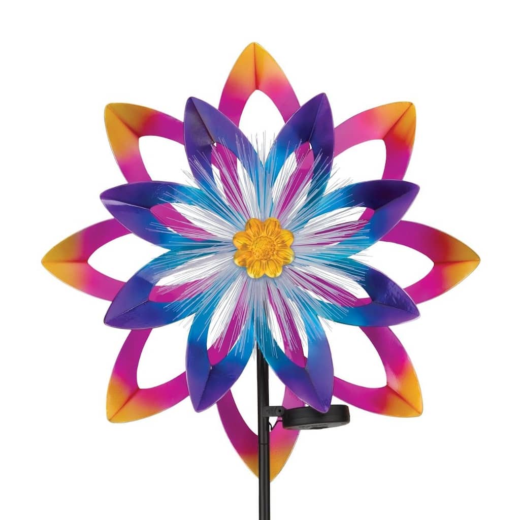 19" Burst Solar Wind Spinner - Flower