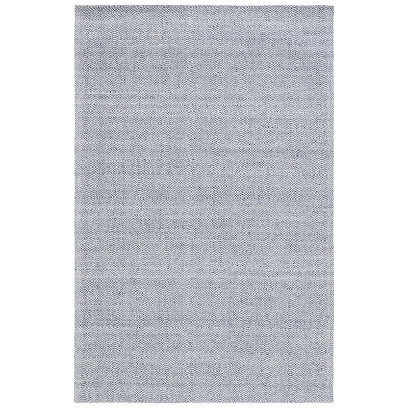 Martha Stewart by SAFAVIEH Madelon Geometric Wool Rug - 5' x 8' - Blue/Ivory