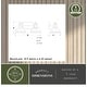 preview thumbnail 6 of 10, VAXCEL Beloit Matte Black Farmhouse Bathroom Vanity Lighting Wall Fixture, Clear Seeded Glass Shade, Dimmable
