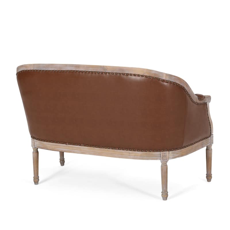 Faye Tufted Upholstered Loveseat by Christopher Knight Home