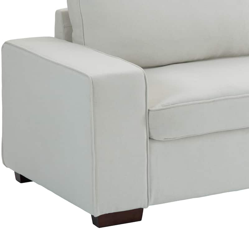 80" Linen 3-Seat Sofa Living Room Loveseat