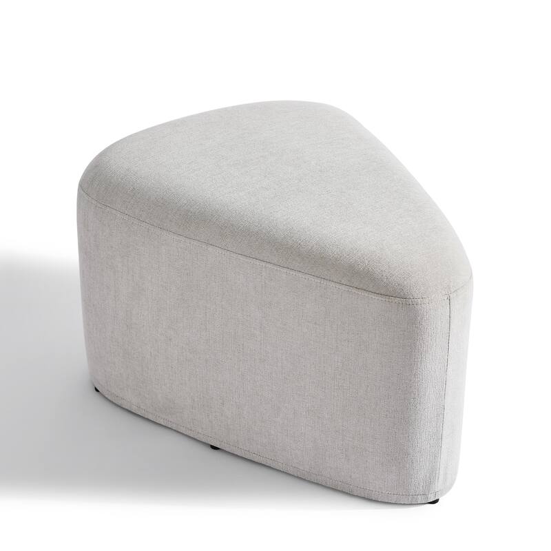 26" Footstools and Ottomans, Modern Fabric Pouf Ottoman