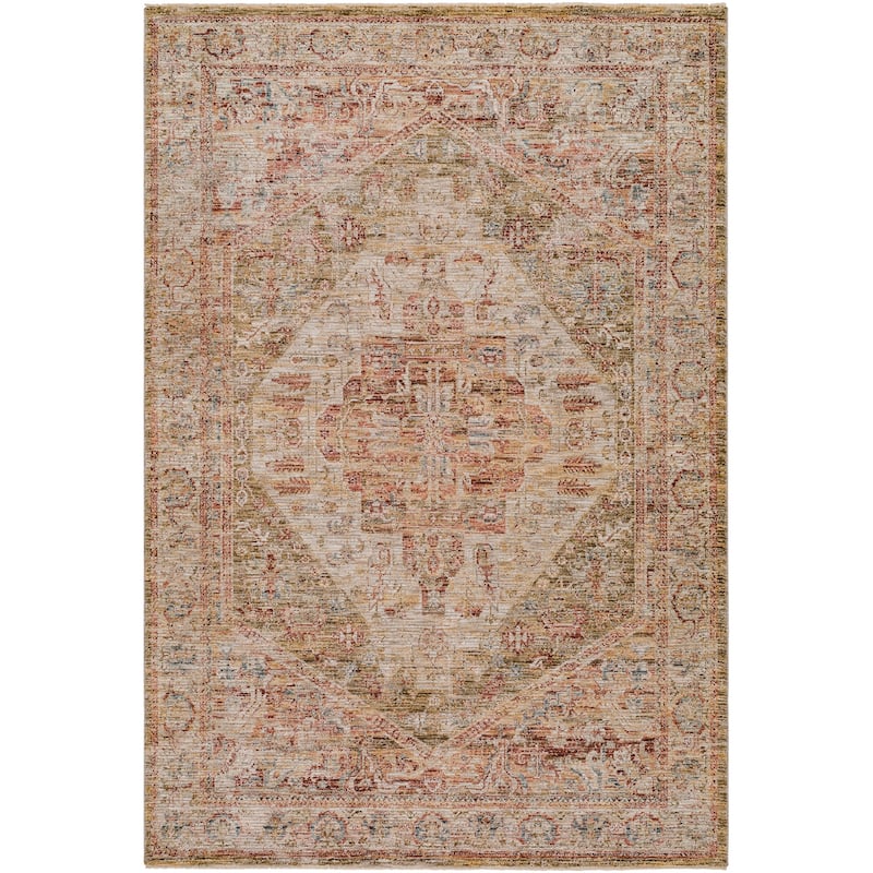 Angelae Traditional Medallion Area Rug