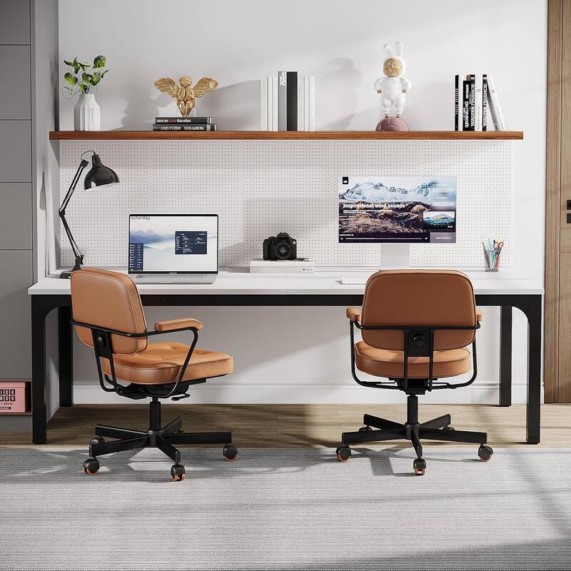 78.7" Extra Long Computer Desk/Table, Work Desk, Double Workstation Desk for Home Office